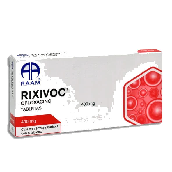 RIXIVOC (OFLOXACINO 400MG) 8TABS