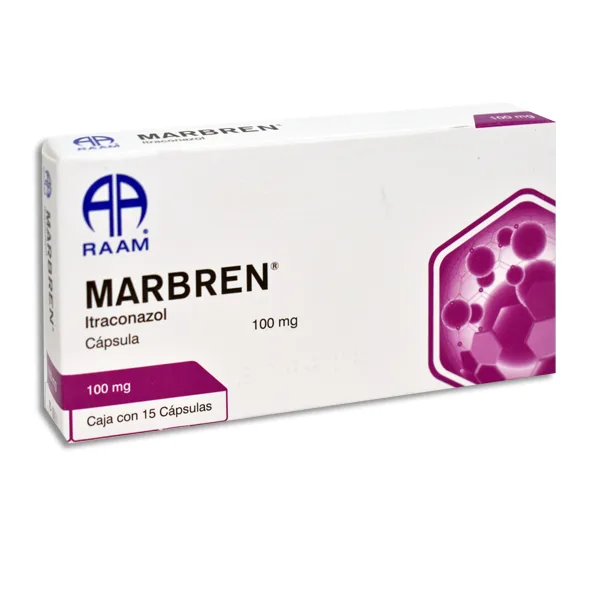 MARBREN (ITRACONAZOL 100MG) 15 CAPS