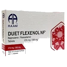 DUET FLEXENOL NF 12 TAB 275/300 MG
