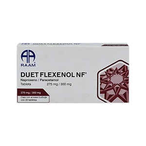 DUET FLEXENOL NF 20 TAB 275/300MG