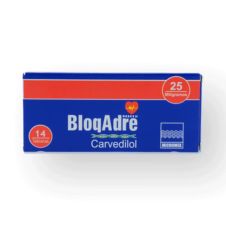 BLOQADRE (CARVEDILOL 25MG) 14TABS