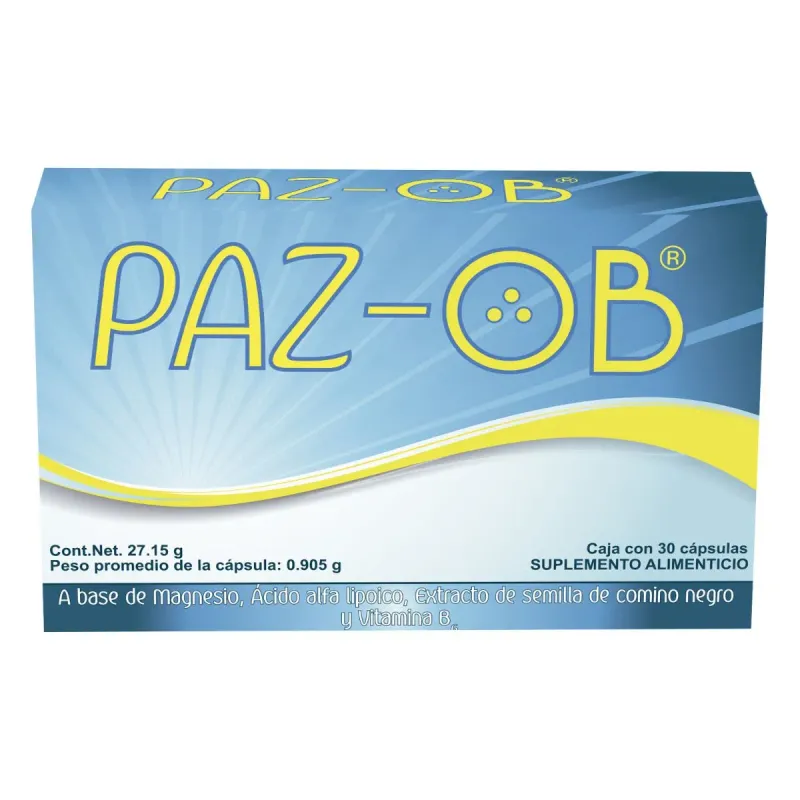 PAZ-OB SUP ALIM 30 CAPS