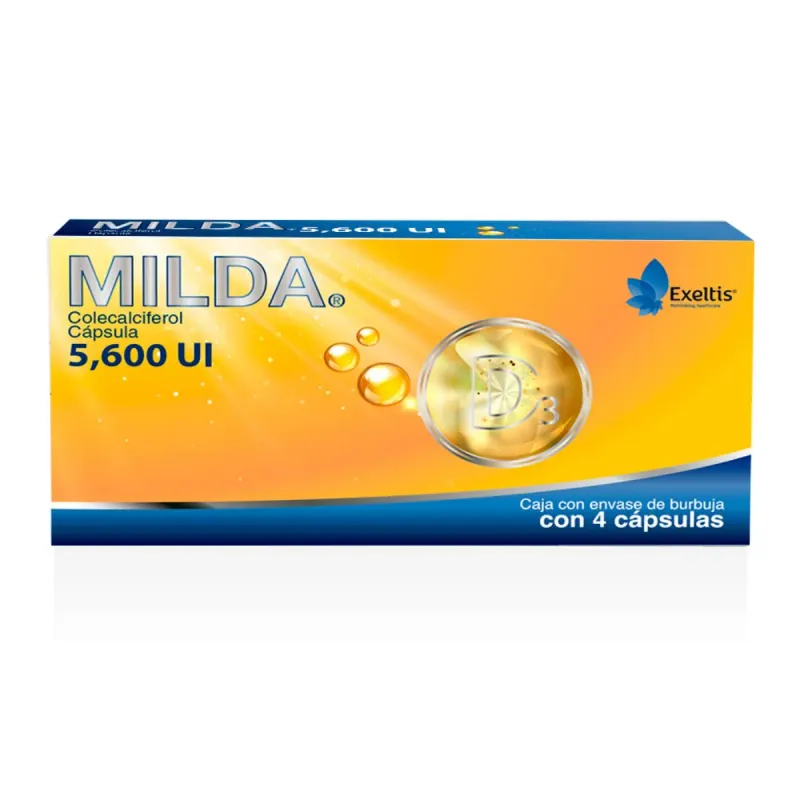 MILDA 5600 UI 4 CAPS