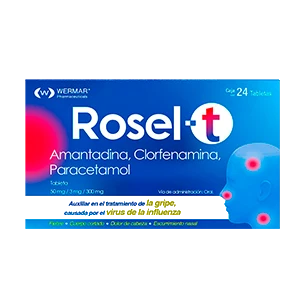 Rosel-T 50/3/300 Mg 24 Tabletas Genérico Wermarphar