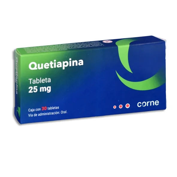 QUETIAPINA 25MG CORNE