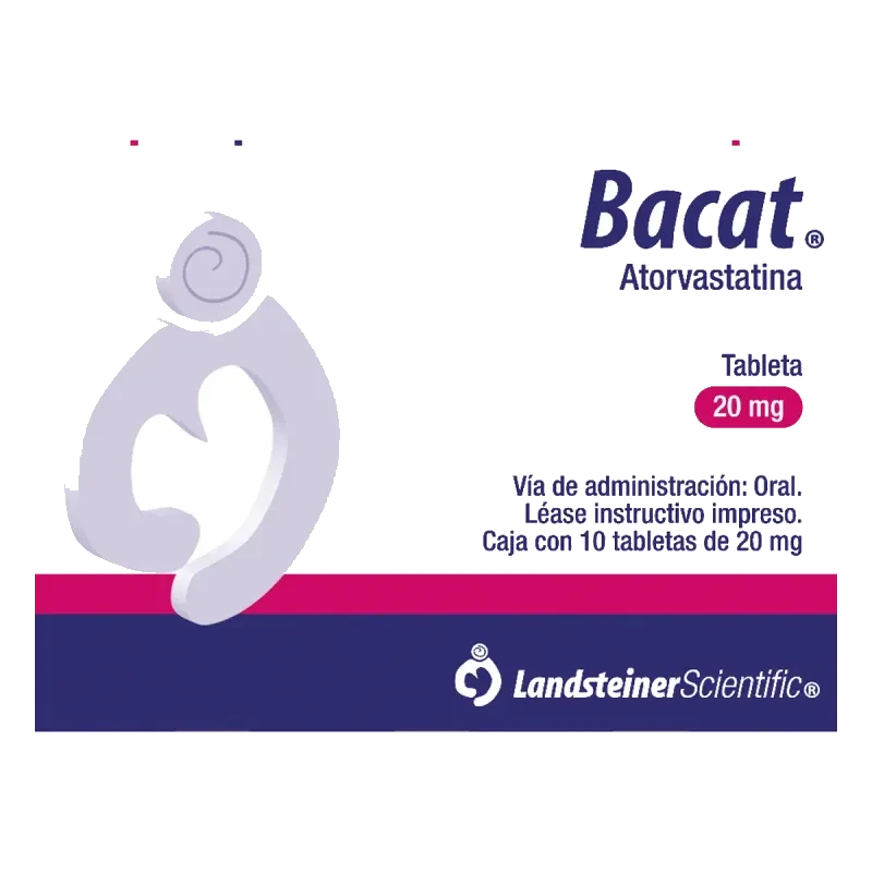 BACAT (ATORVASTATINA 20MG) 10TABS