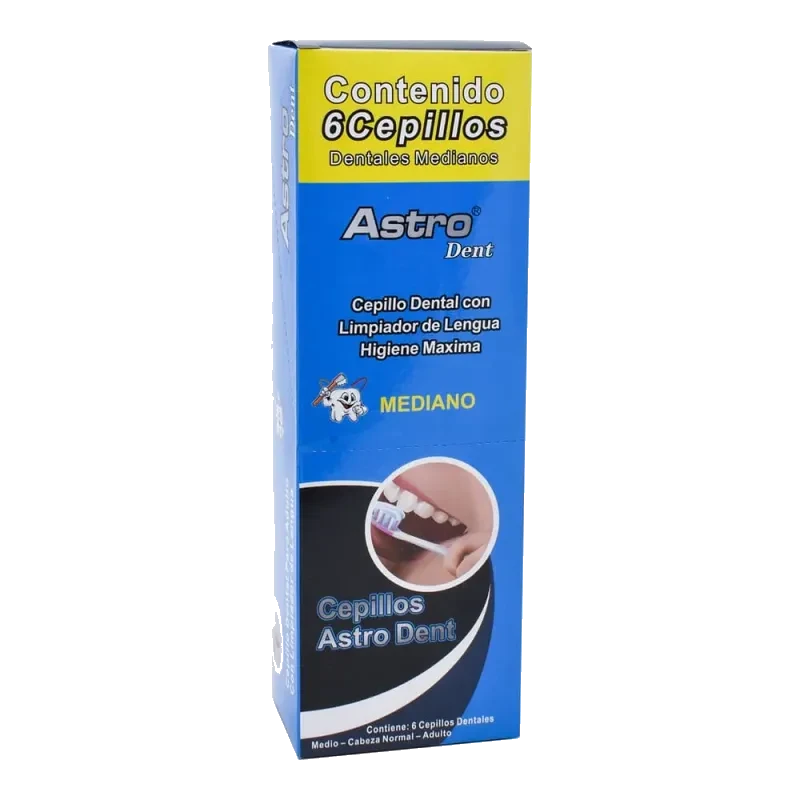 CEP DENT ASTRODENT MED ADUL 1P S