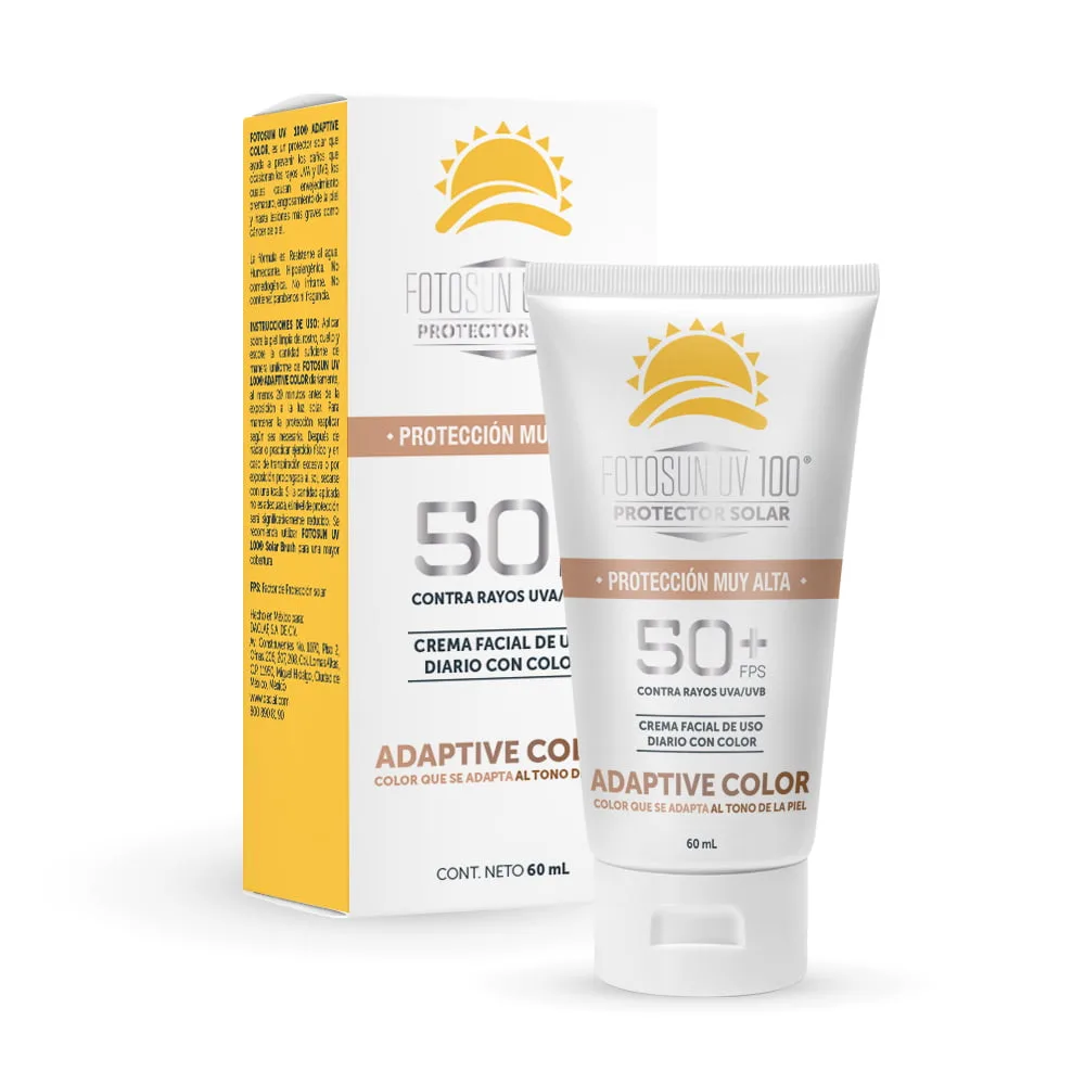 PROTECTOR SOLAR FOTOSUN UV 100 FACIAL ADAPTIVE COLOR