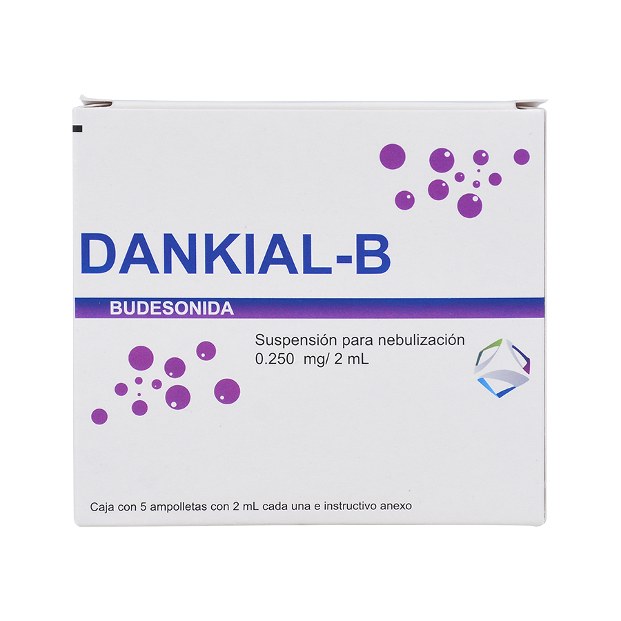 Dankial-B Budesonida 0.250 Mg 5 Ampolletas 2 Ml Genérico Dankel