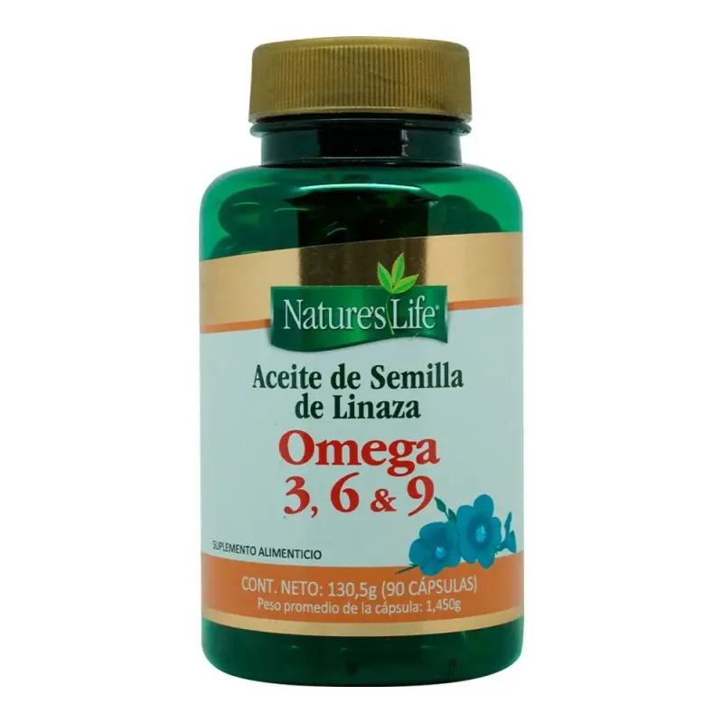 ACEITE LINAZA OM 3,6 Y 9 90 CAPS 1.45 G