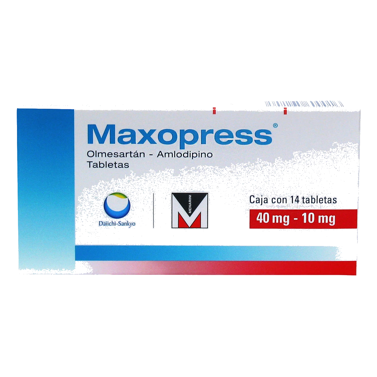 Maxopress De 40/10 mg Con 14 Tabletas