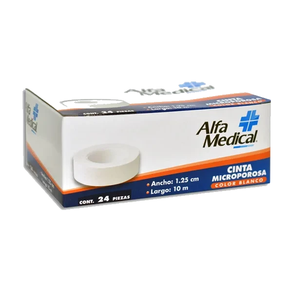 CINTA MICROPOROSA BCA ALFA MEDICAL 1.25CMX10M