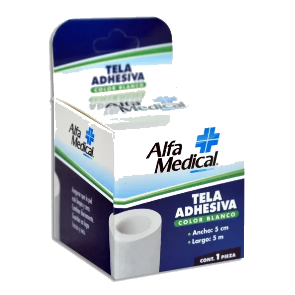 TELA ADHESIVA ALFA MEDICAL 5CMX5M