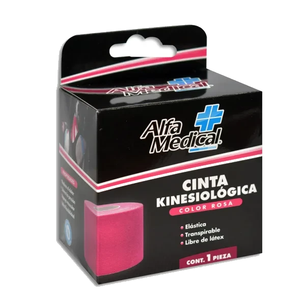 CINTA KINESIOLOGICA 5CM X5M ROSA