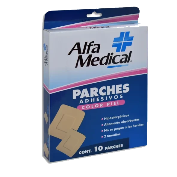 PARCHES ADHESIVOS COLOR PIEL ALFA MEDICAL