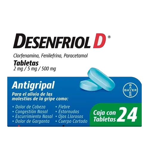 Desenfriol D 2/5/500 Mg 24 Tabletas