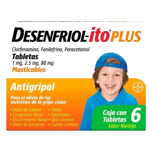 DESENFRIOL-ITO PLUS NJA 6 TAB MAST