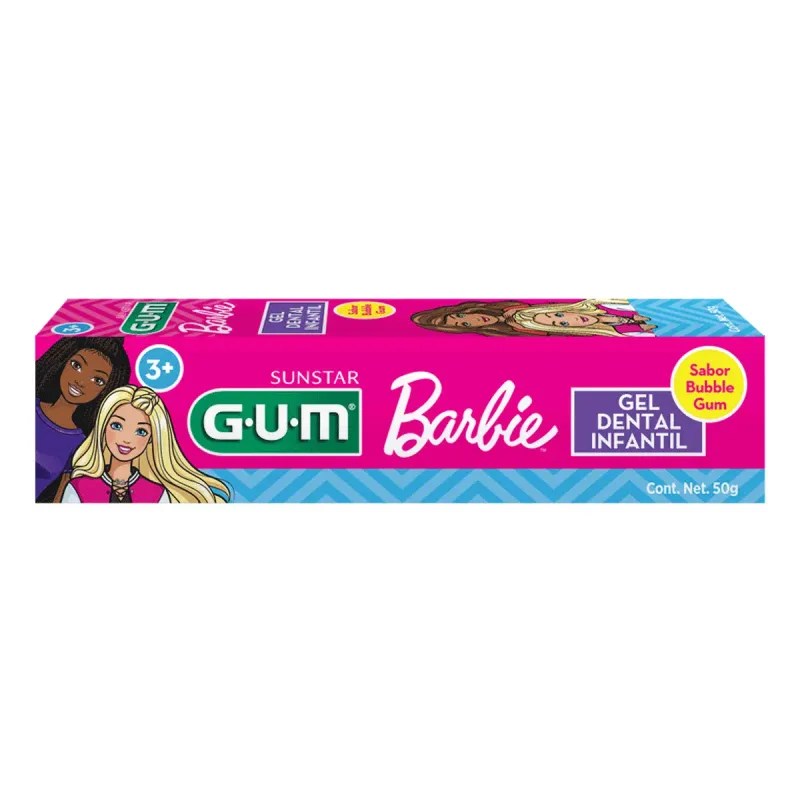 Gel Dental Barbie Caja Con Pasta Dental De 50gr