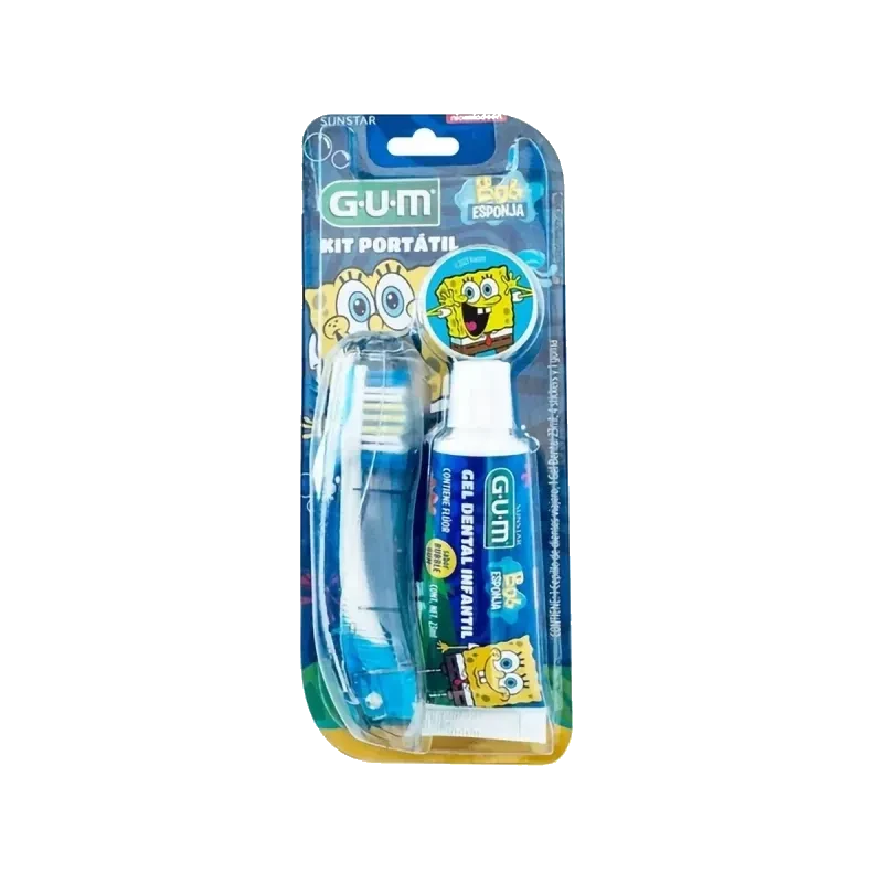 KIT DE VIAJE GUM 2 PZA *GUM* BOB ESPONJA