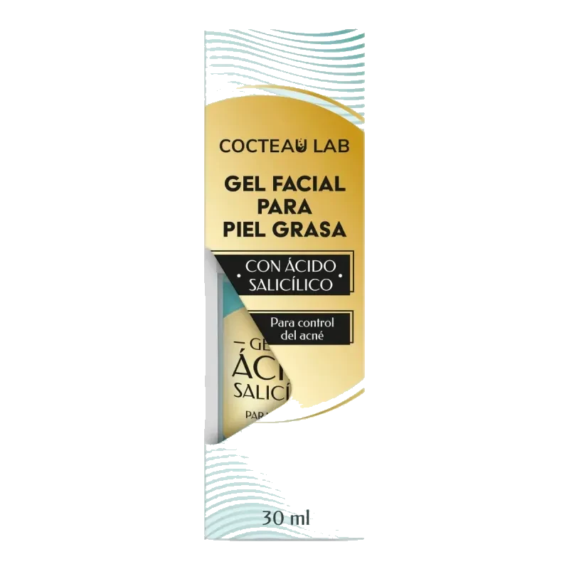 Gel Facial Para Piel Grasa Cocteau Lab Con Ácido Salicilico  De 30 ml