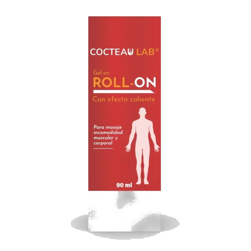 Relajante Muscular En Roll On Efefcto Caliente 90 ml Cocteaulab