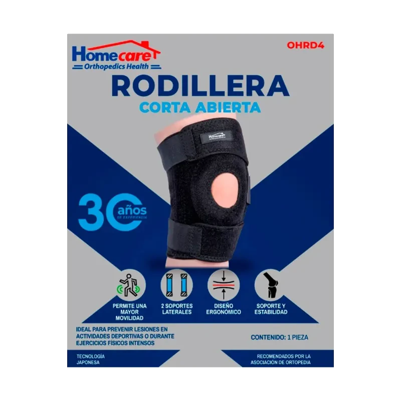 Rodillera Homecare Corta Abie 1pzn