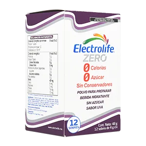 ELECTROLIFE ZERO POLVO UVA 12 SOB