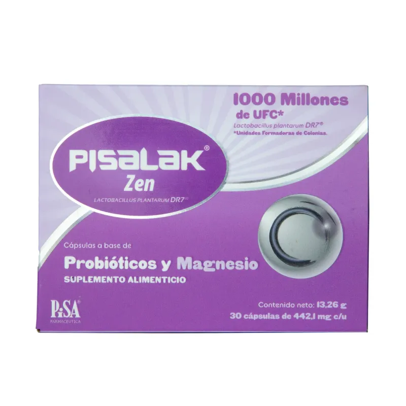 Pisalak Zen Suplemento Alimenticio Caja Con  30 Cápsulas