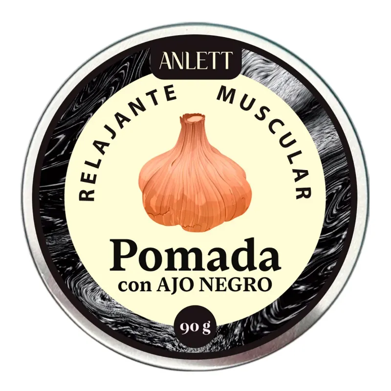 Relajante Muscular  Anlett Ajo Negro Pomada De 90g