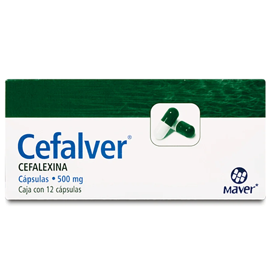 CEFALVER (CEFALEXINA 500MG) 12CAPS