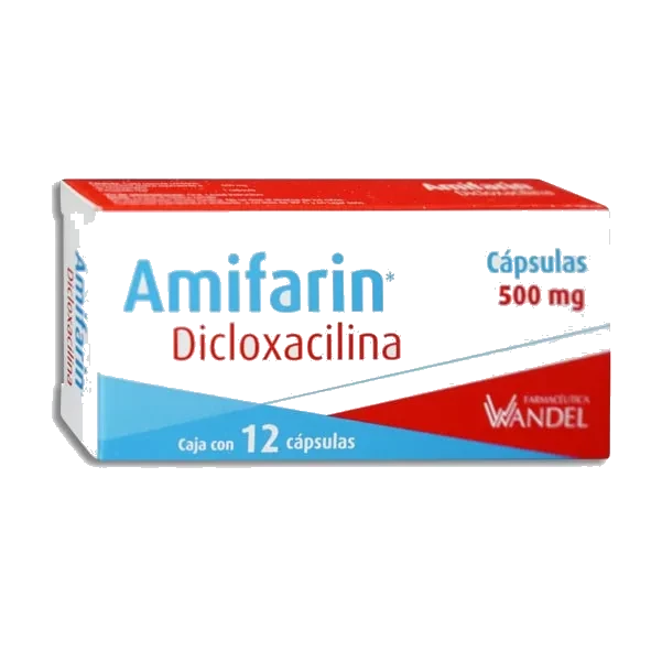 AMIFARIN (DICLOXACILINA 500MG) 12CAPS