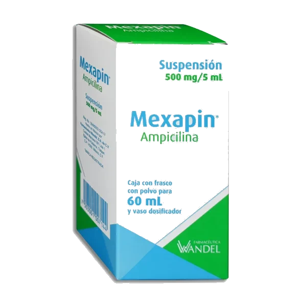 MEXAPIN (AMPICILINA 500MG/5ML) 60ML SUSP