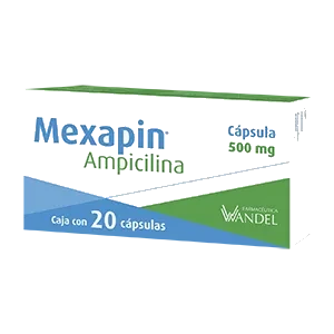 MEXAPIN (AMPICILINA 500MG) 20CAPS