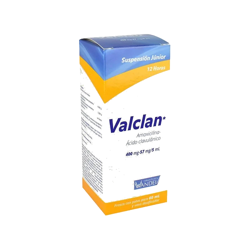 VALCLAN 12H JR 1 SUSP 400/57MG/5/60 ML