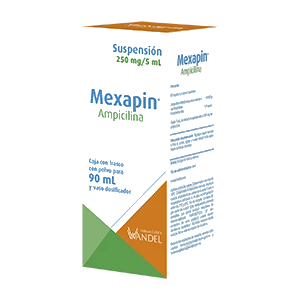 MEXAPIN (AMPICILINA 250MG/5ML) 90ml SUSP