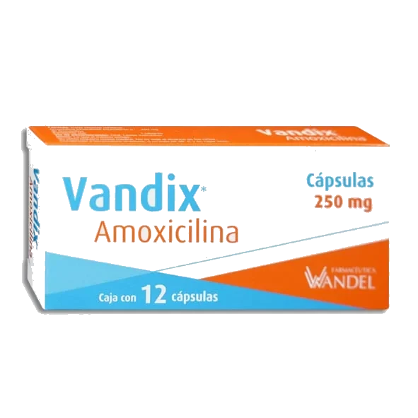 AMOXICILINA 250MG (VANDIX) 12CAPS