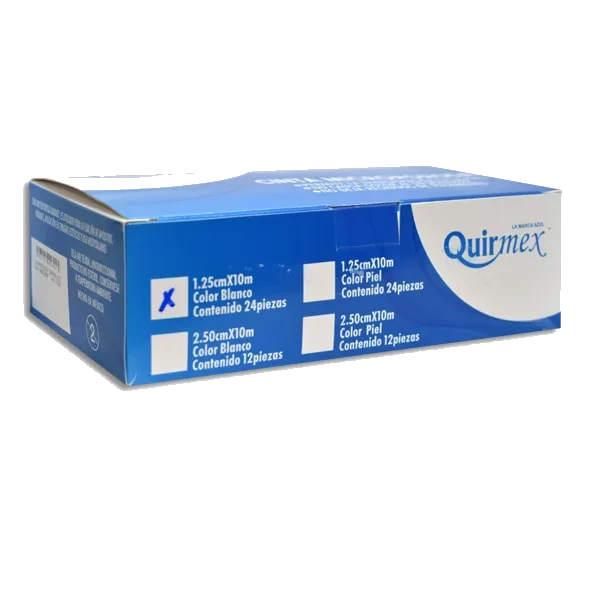 CINTA MICROPOROSA BCA QUIRMEX 1.25CMX10M