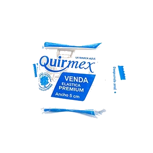 VENDA ELASTICA PREMIUM 5CM(QUIRMEX)1PZA