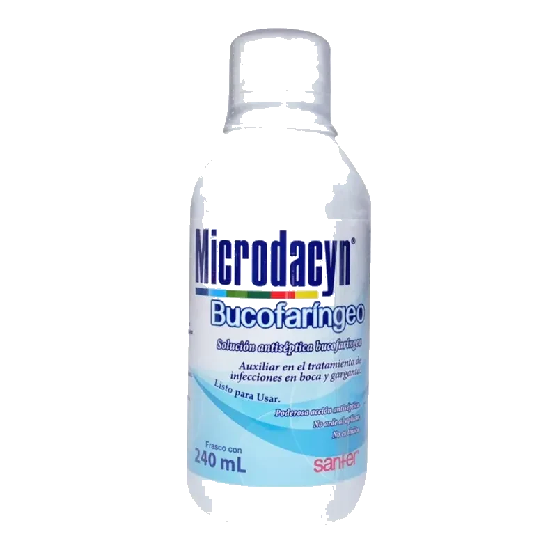 MICRODACYN BUCOFARINGEO SOL ORAL 240 ML