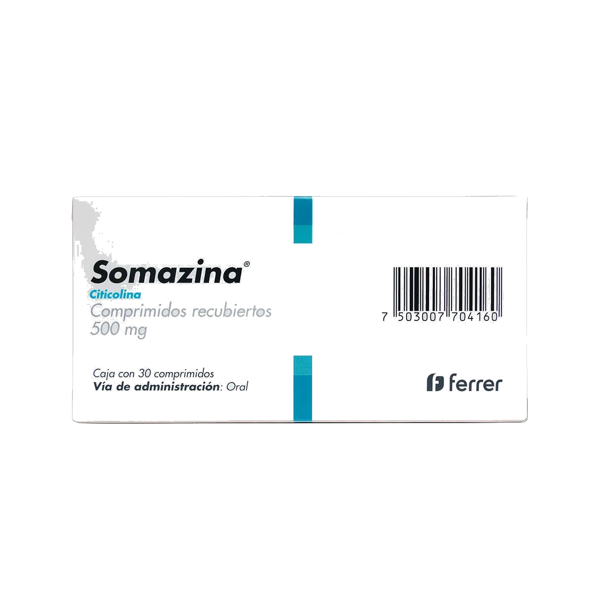 Somazina De 500 mg Caja Con 30 Comprimidos