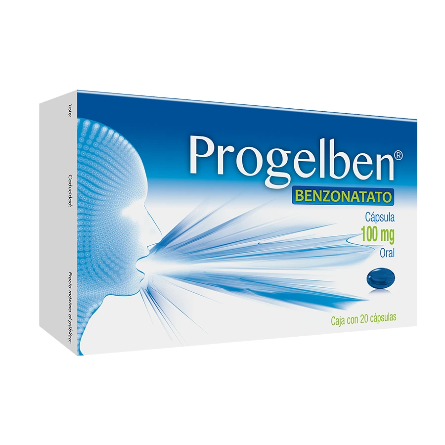 PROGELBEN (BENZONATATO 100MG) 20CAPS