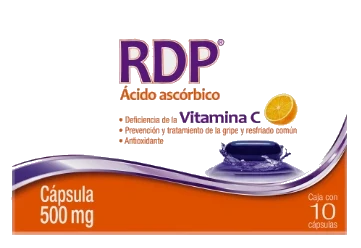 RDP (ACIDO ASCORBICO 500MG) 10CAPS