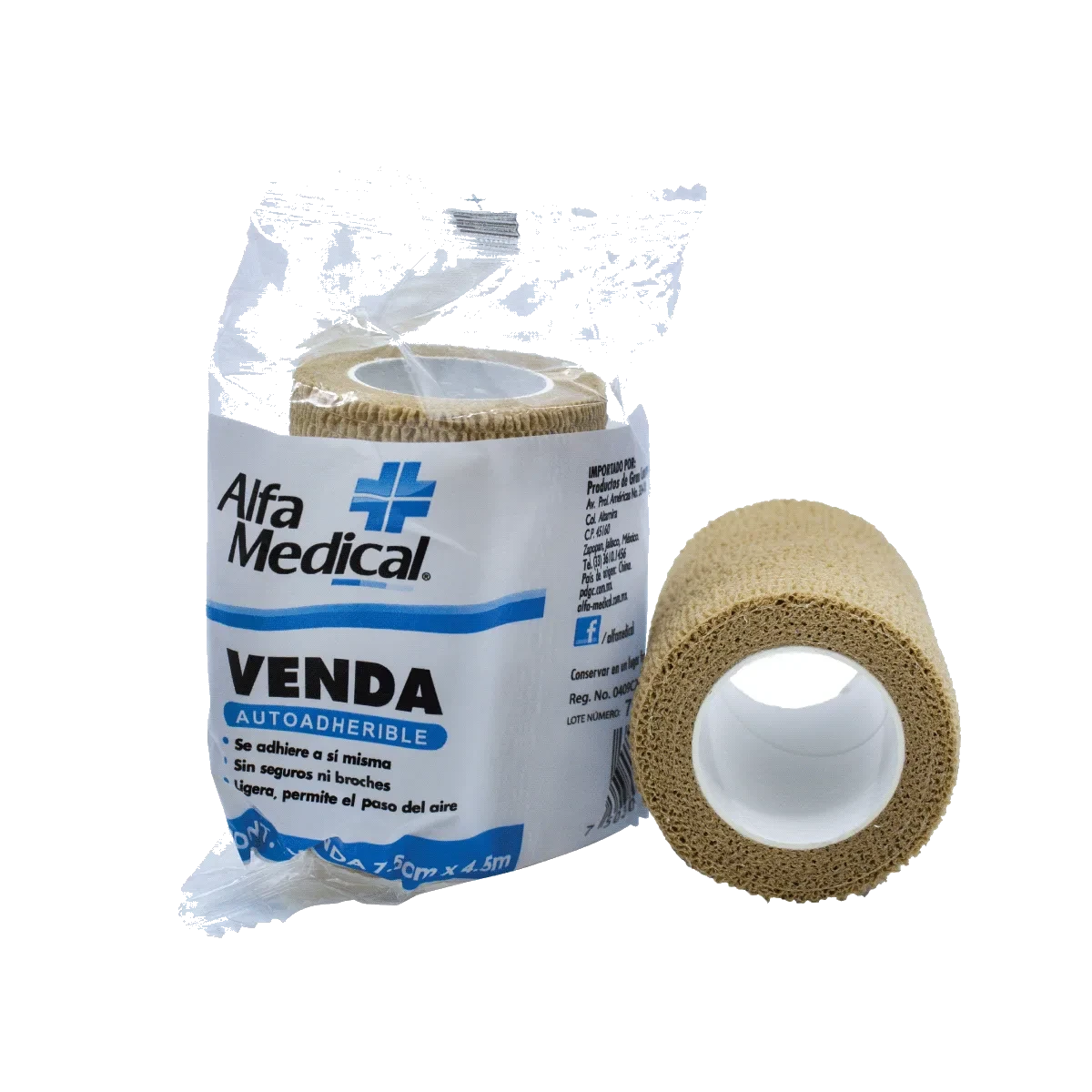VENDA AUTOADHERENTE 7.5CMX4.5MT