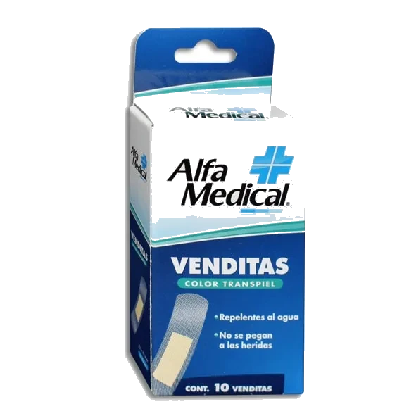 VENDITAS ADHESIVAS TRANSPIEL ALFA MEDICAL
