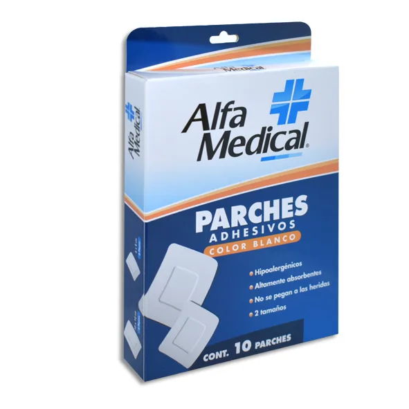 PARCHES ADHESIVOS BLANCO ALFA MEDICAL