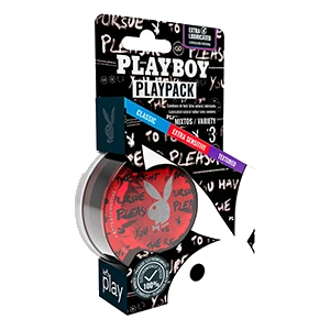 PLAYBOY CONDOMS PLAYPACK 3PZS