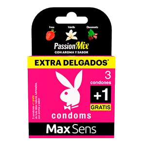PLAYBOY MAXSENS FRESAVAINILLACHOCOMEN 3P