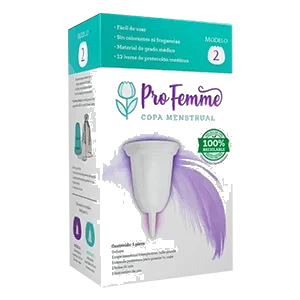 PRO FEMME COPA MENSTRUAL GRANDE 1PZA