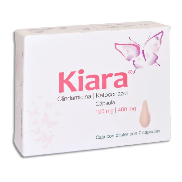 KIARA (CLINDAMICINA/KETOCONAZOL) 7CAPS