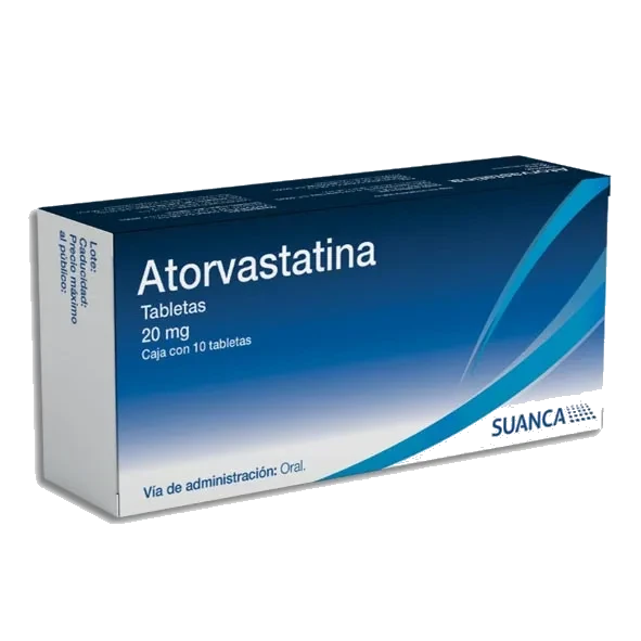 ATORVASTATINA 20MG SUANCA